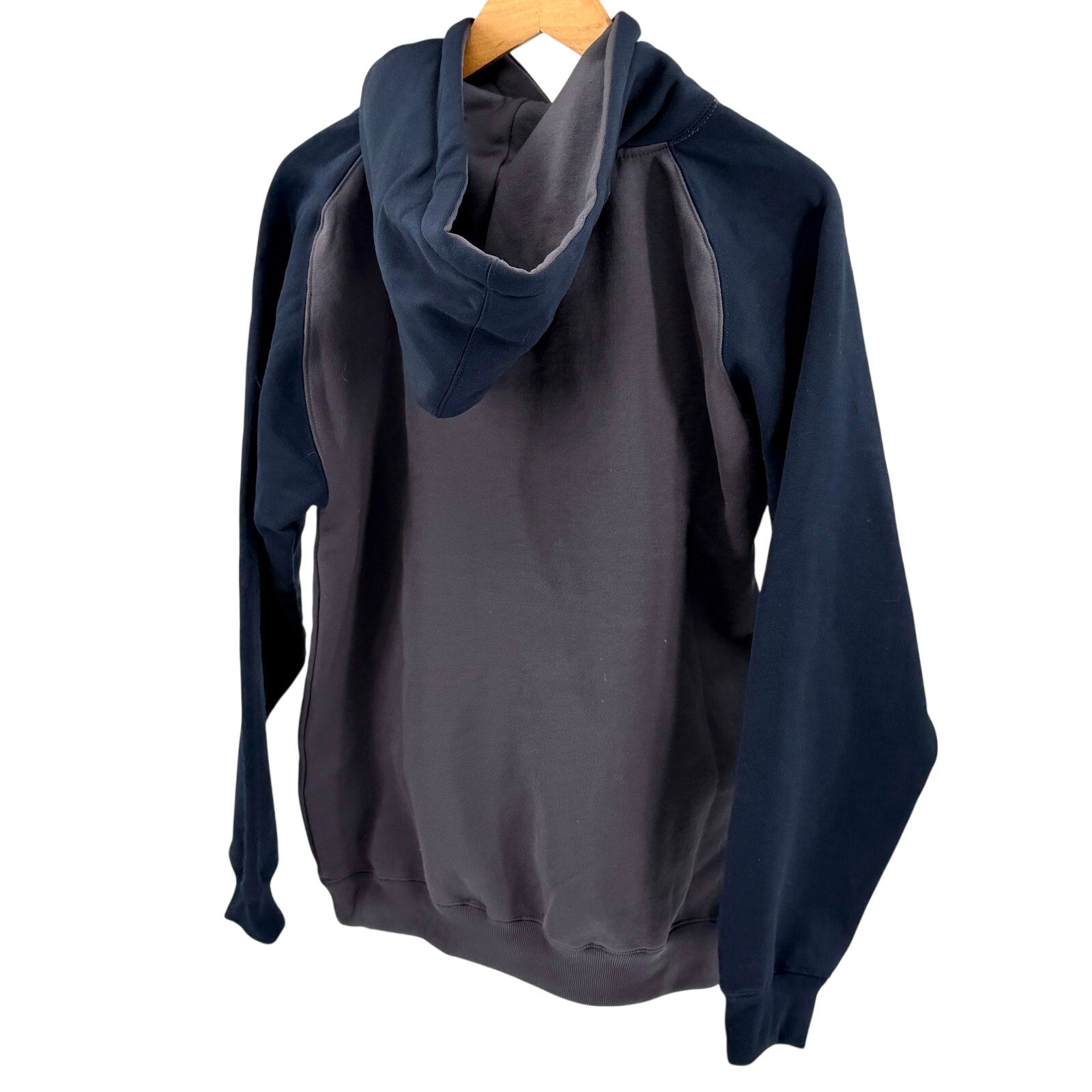 Vintage Y2K Quiet Flight Navy Dark Gray Surfboards Graphic Hoodie