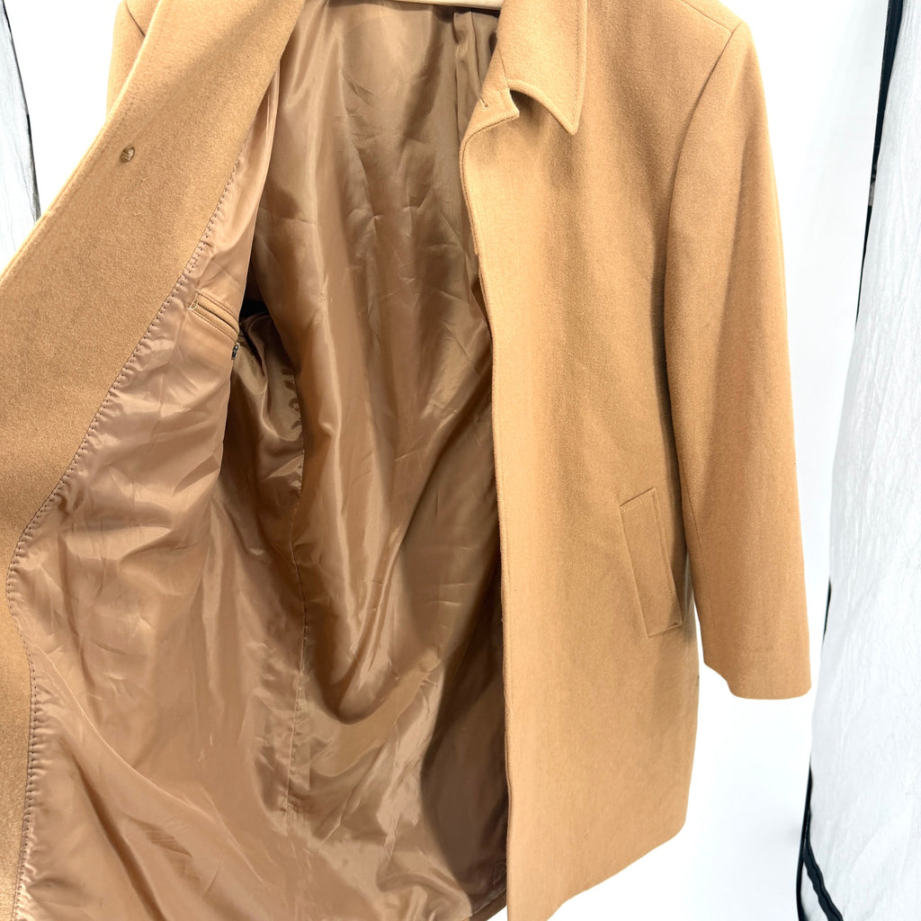 Vintage 90s Towne by London Fog Camel Classic Menswear Overcoat