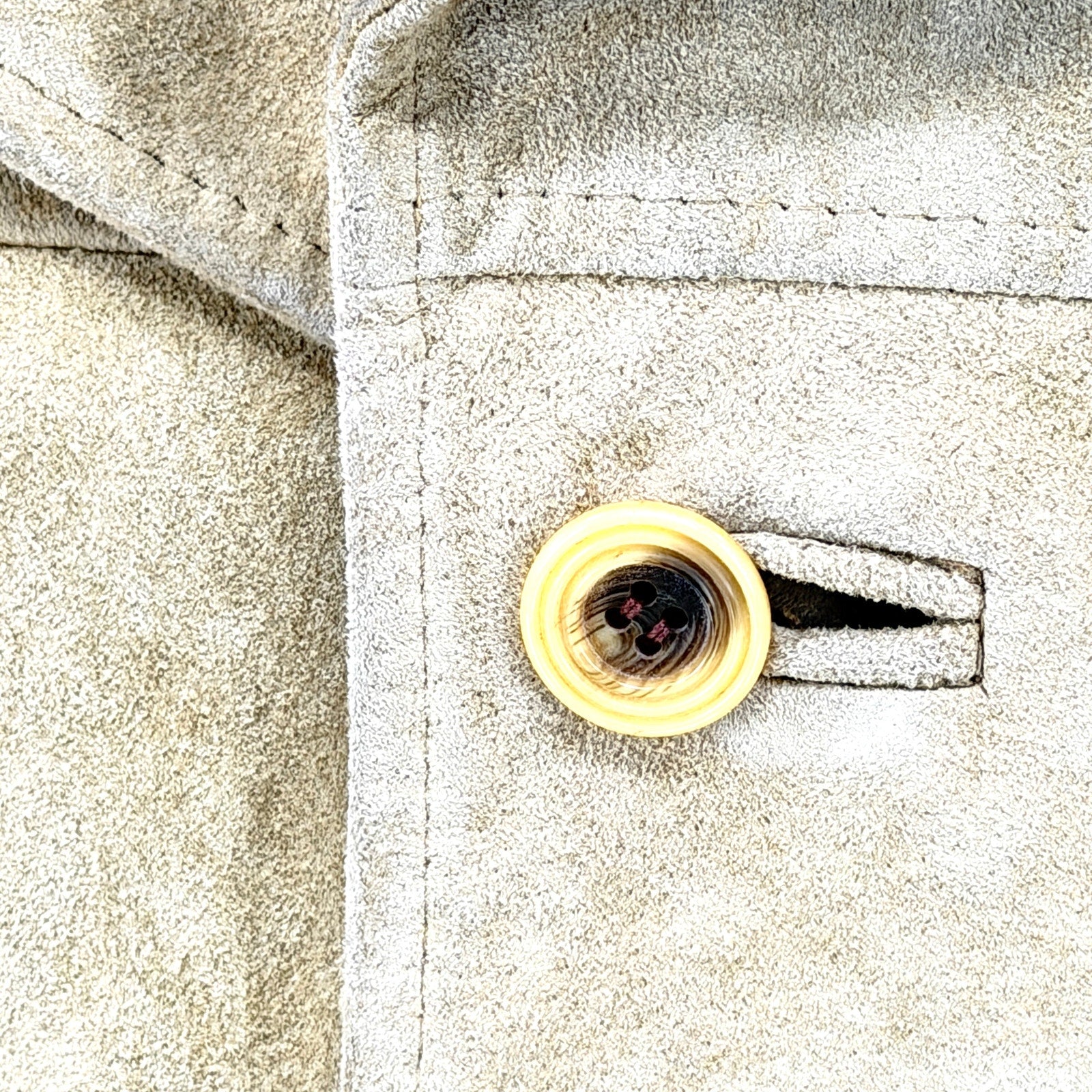 Vintage 70s Weathermate Camel Genuine Suede Leather Jacket