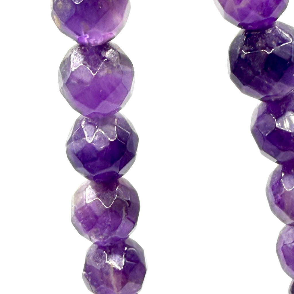 Vintage Y2K Purple Amethyst Turquoise Tiger Eye Boho Statement Bead Necklace
