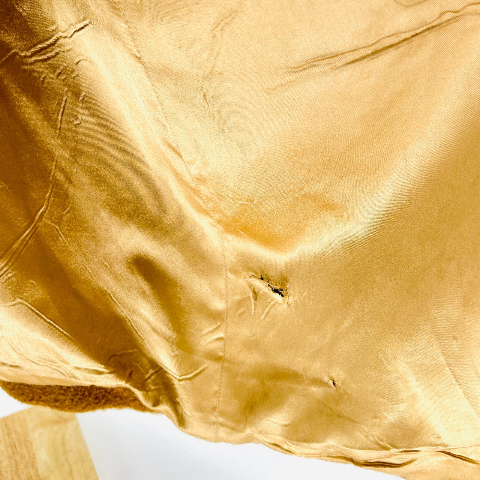 Vintage 1950s Royal Alpaca Camel Oversized Shawl Collar Coat