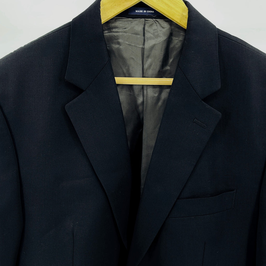Ralph Lauren Blue Label Black Wool Tuxedo Jacket Blazer