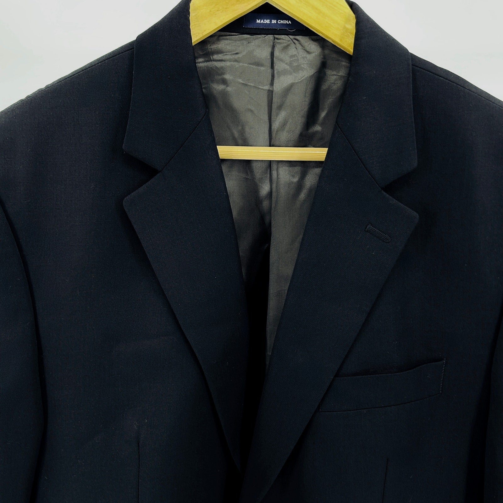 Ralph Lauren Blue Label Black Wool Tuxedo Jacket Blazer