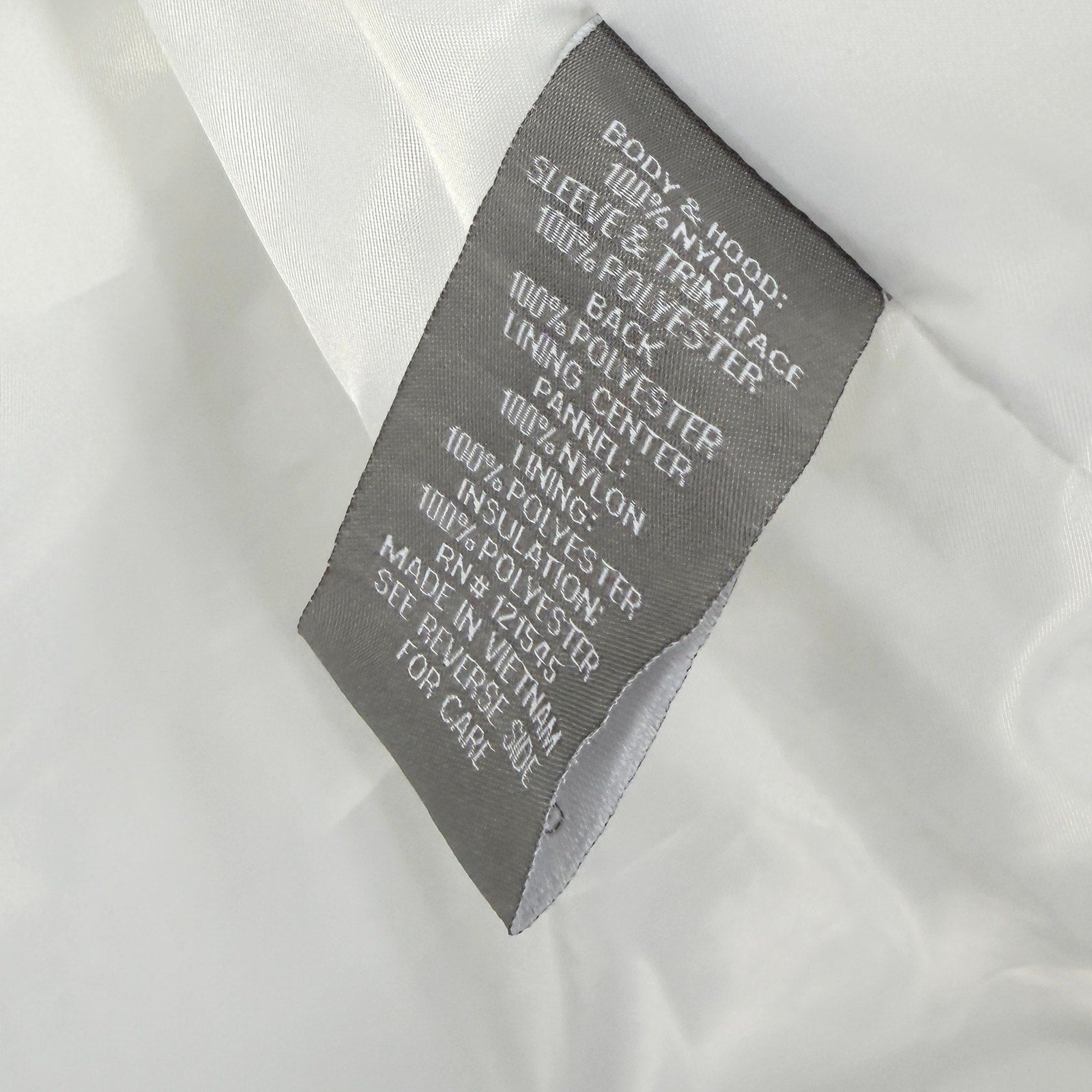 Michael Kors White Hooded Sporty Ski Puffer Parka Jacket