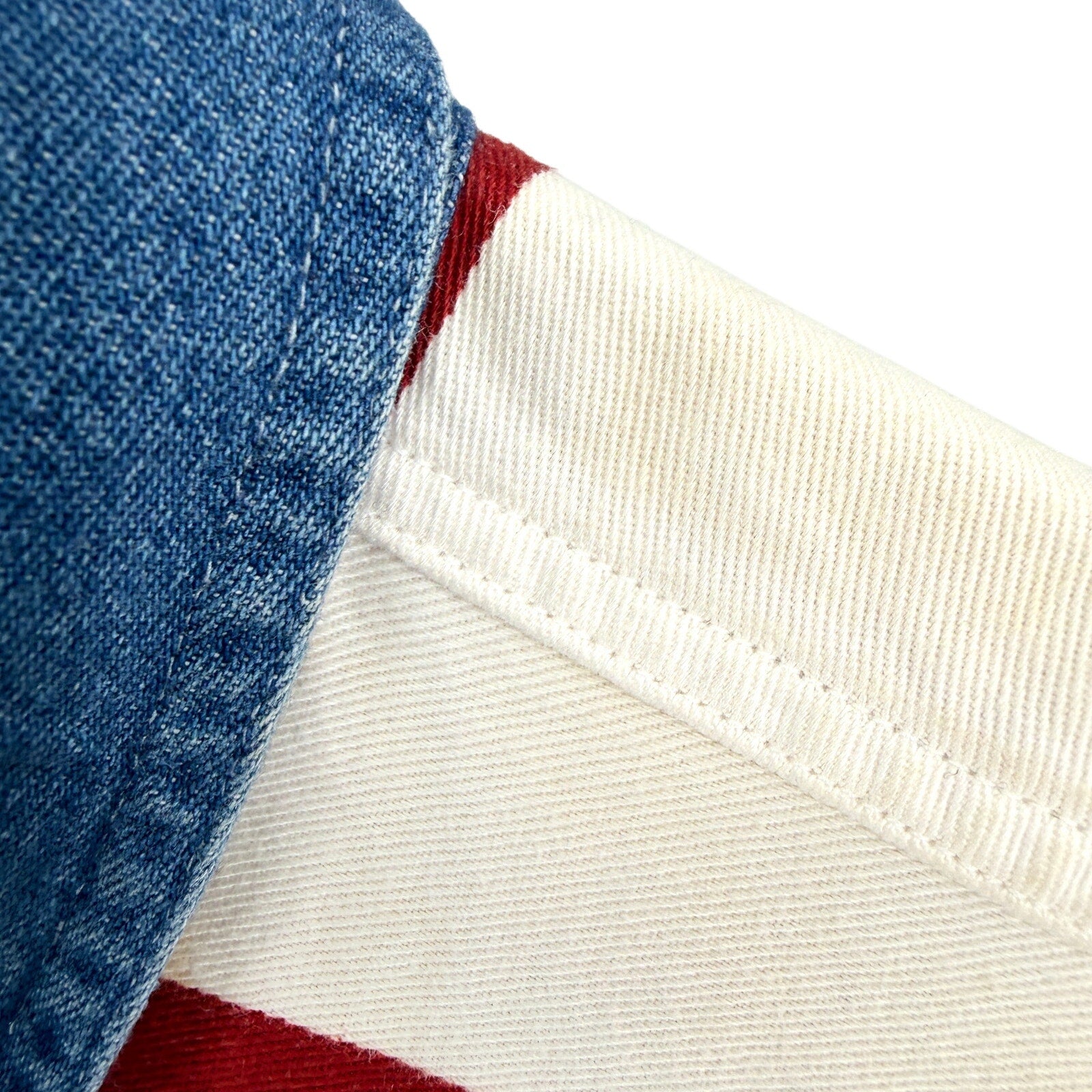 Vintage 90s Quizz Again Red White Blue 100% Cotton American Flag Shirt