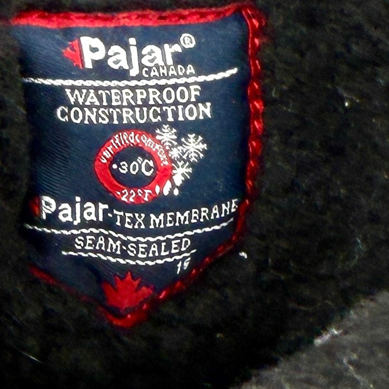 Pajar Canada Green Gray Waterproof Lace-Up Tall Duck Snow Boots