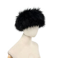 Black Faux Fur Cozy Winter Ski Headband