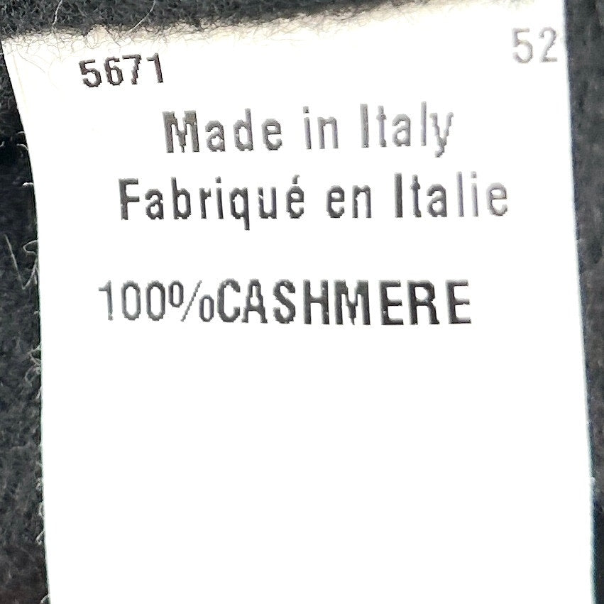 Vintage Y2K Luca Venturini Black 100% Cashmere Tailored Blazer