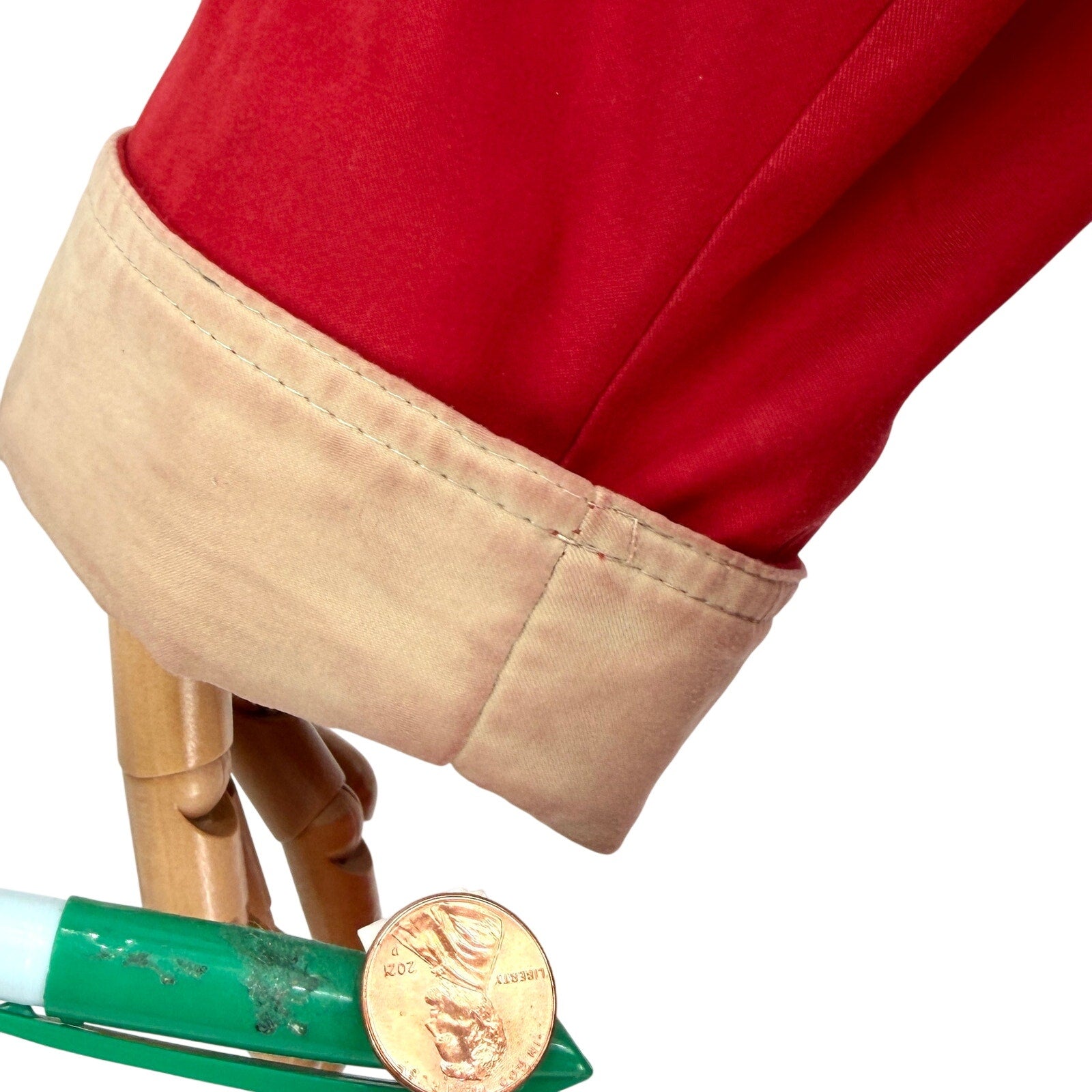 Vintage 80s Sigla's Red Tan Hooded Raincoat Windbreaker Jacket
