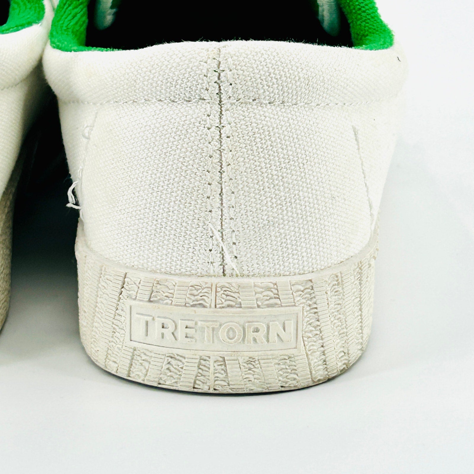 Tretorn Nylite White Green Canvas Retro Classic Tennis Sneakers