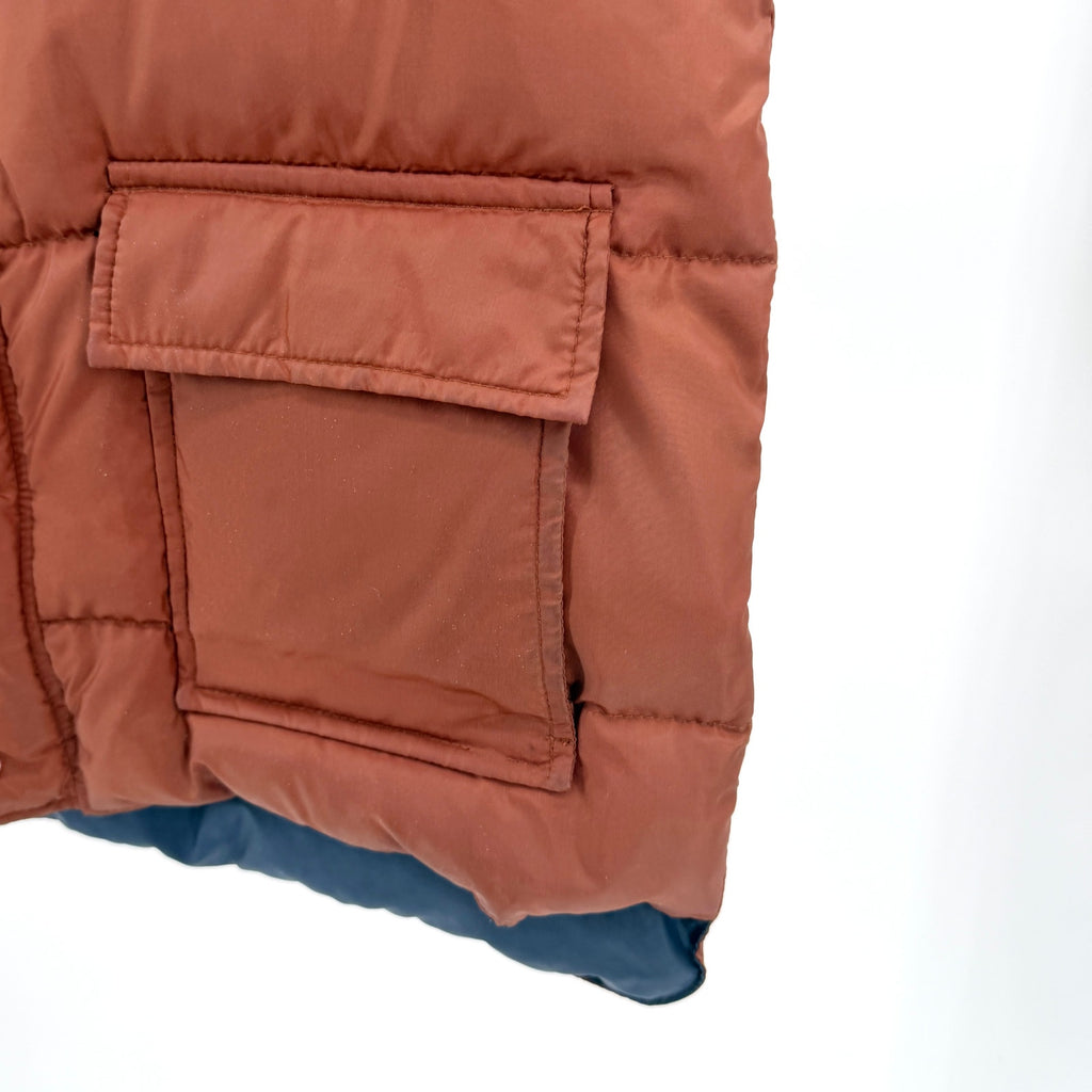 Vintage 70s The Ducky Drake of Down Rust Orange Puffer Vest