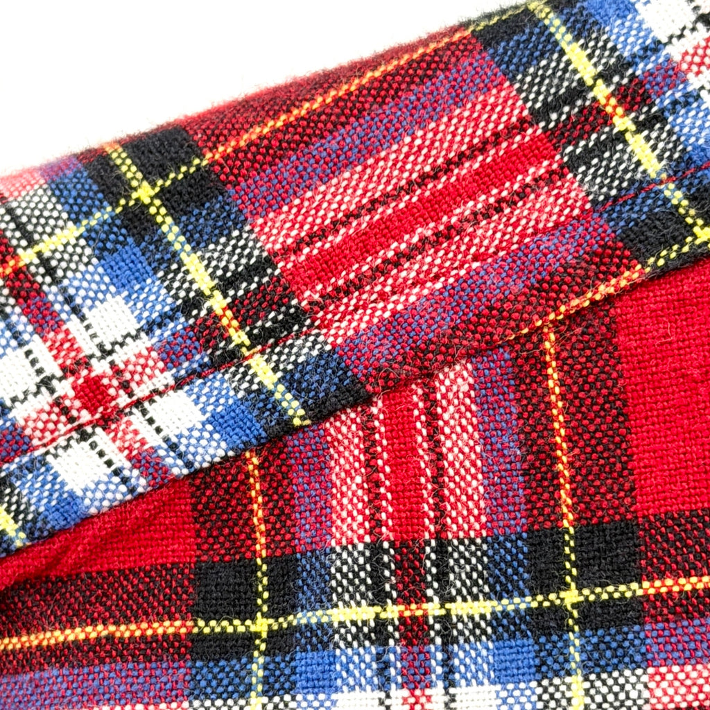 Five Four Mark McNairy Red Plaid 100% Cotton Heavyweight Button Down Shirt