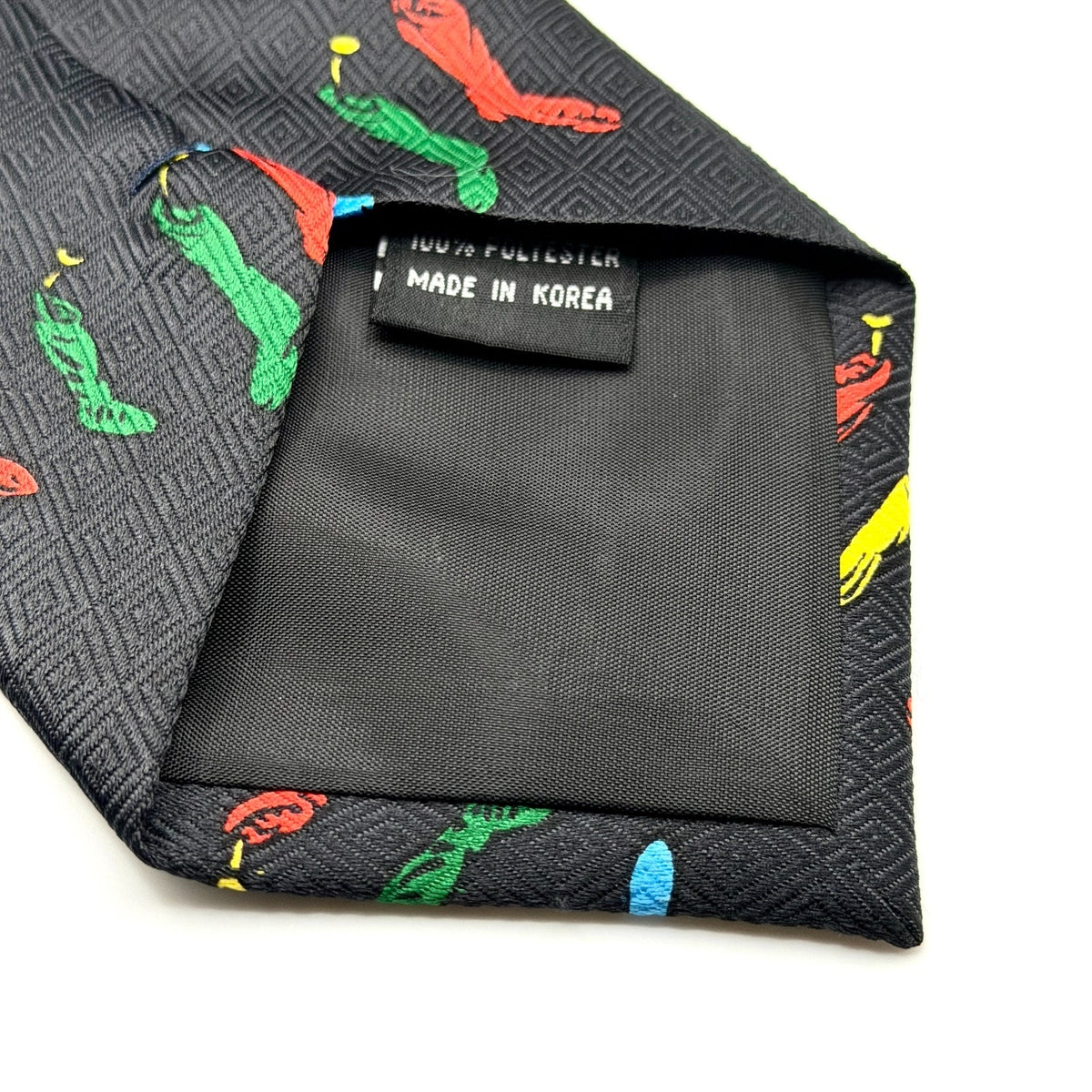 Vintage 90s Dr. Seuss Grinch Black Christmas Novelty NWT Necktie