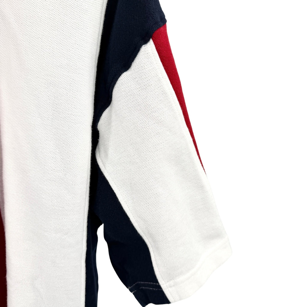 RedHead by Bass Pro Shops Red White Navy Colorblock 100% Cotton Polo