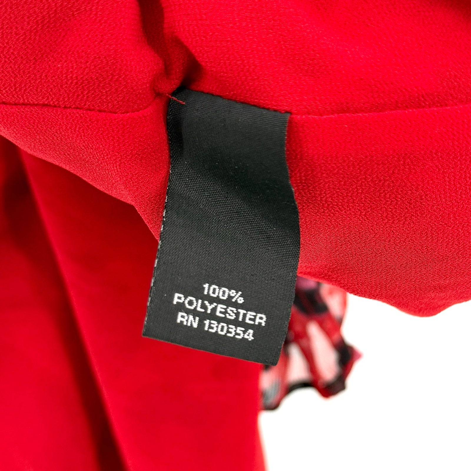 Giambattista Valli for Impulse Red Leopard Print Smocked Mini Dress