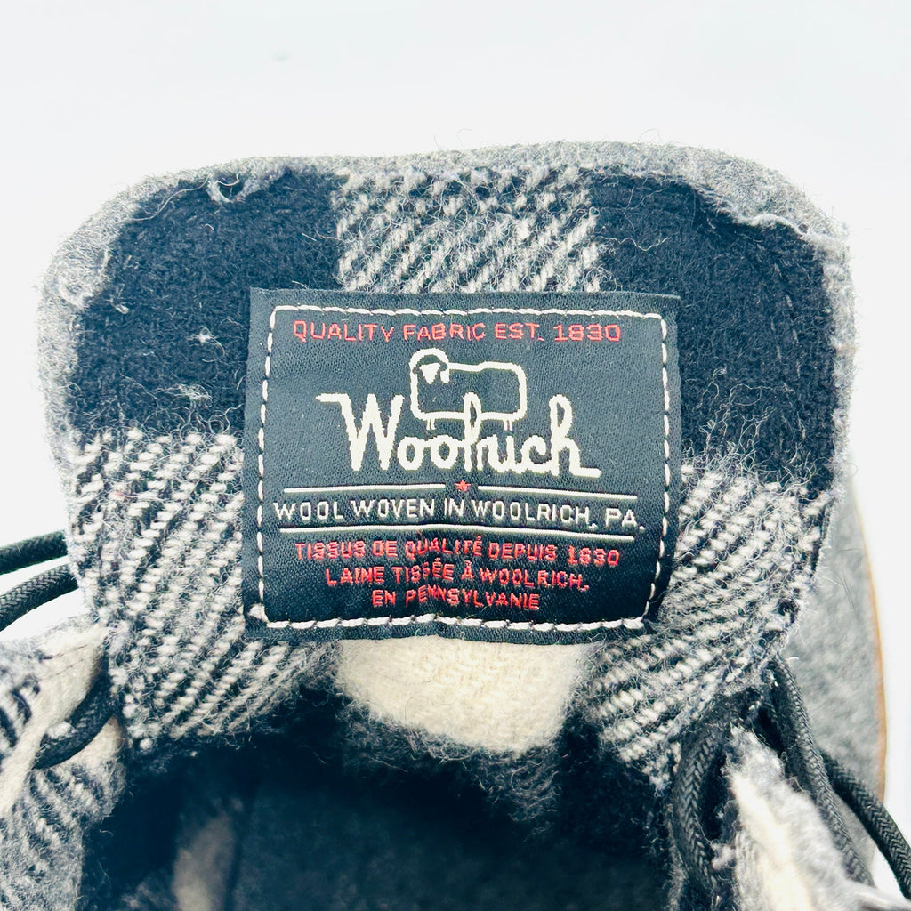 Woolrich x Portland Product Werks Gray Wool Suede Lace-Up Ankle Boots