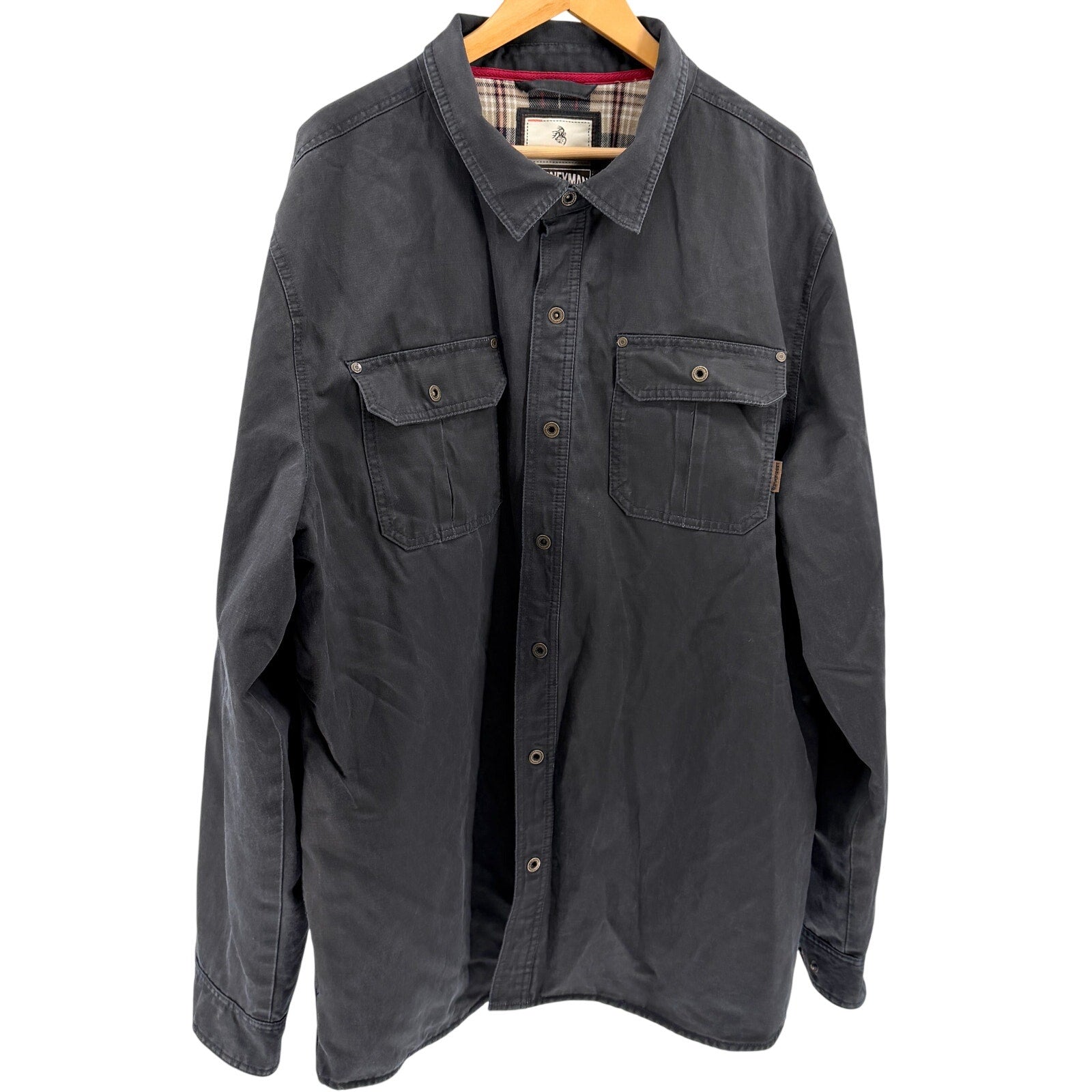 Legendary Whitetails Navy Blue Journeyman Flannel Lined Chore Jacket