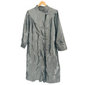 Vintage 80s Fashionbilt Iridescent Silver All Seasons Duster  Rain Coat