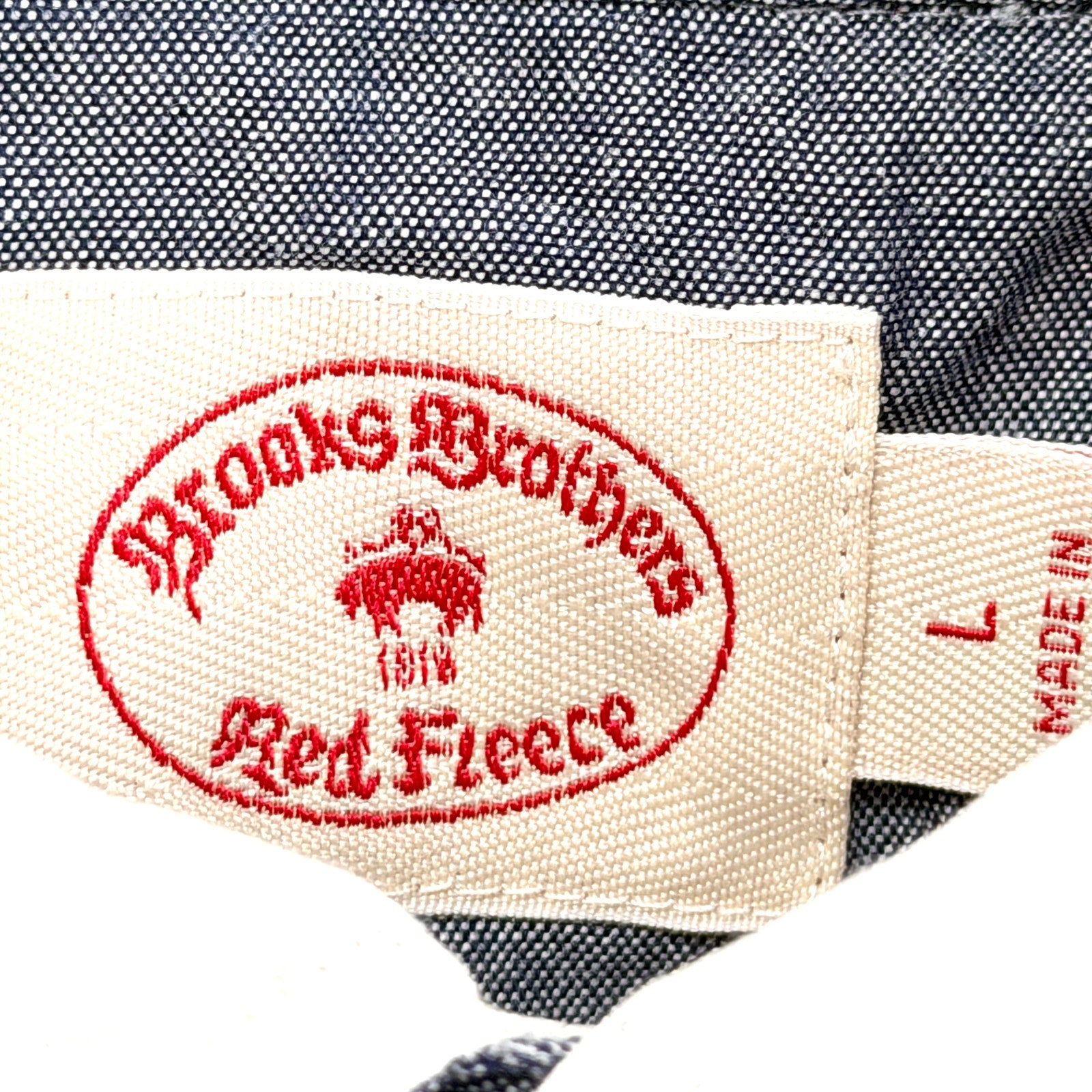 Brooks Brothers Red Fleece White Multicolored Striped 100% Cotton Polo Shirt