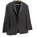 Vintage 90s Lauren Ralph Lauren Gray 100% Wool Menswear Blazer Suit Jacket