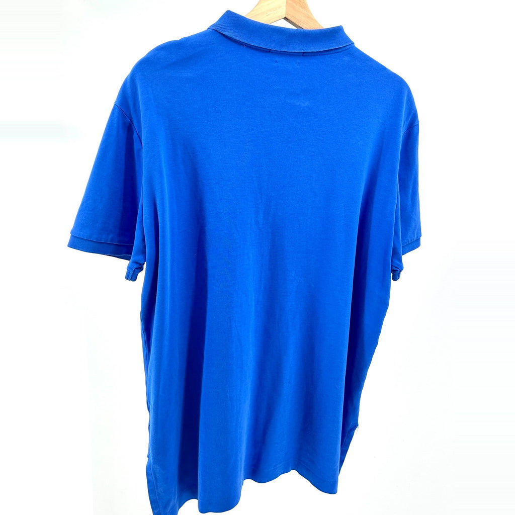 Y2K Polo Ralph Lauren Blue 100% Cotton Pima Soft Touch Polo Shirt