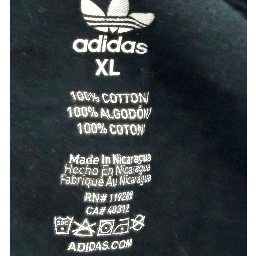 Adidas Black Gold Foil Logo Originals Est 1949 T-Shirt