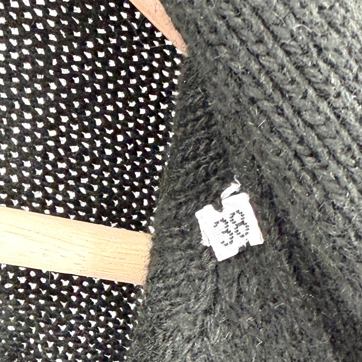Sonia Rykiel Dark Forest Green 100% Wool Oversized Open Front Cardigan