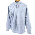Ralph Lauren Blue 100% Cotton Classic Fit Oxford Button Down Shirt