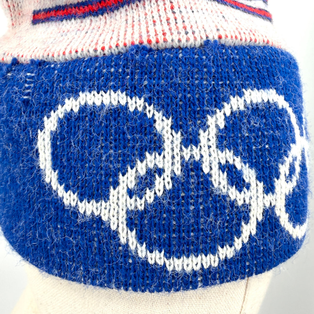 Vintage 80s USA '88 Olympics Pom-Pom Beanie