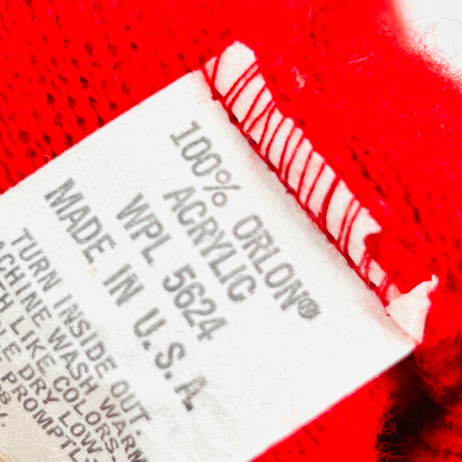 Vintage 70s Bowman Sportswear Red Collegiate Tiger V-Neck Sweater