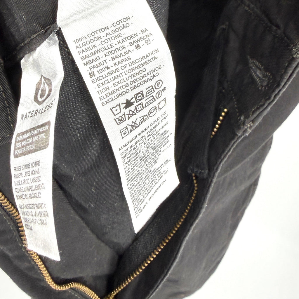 Levi's Black Cotton Minimalist Utility Boiler Jumpsuit