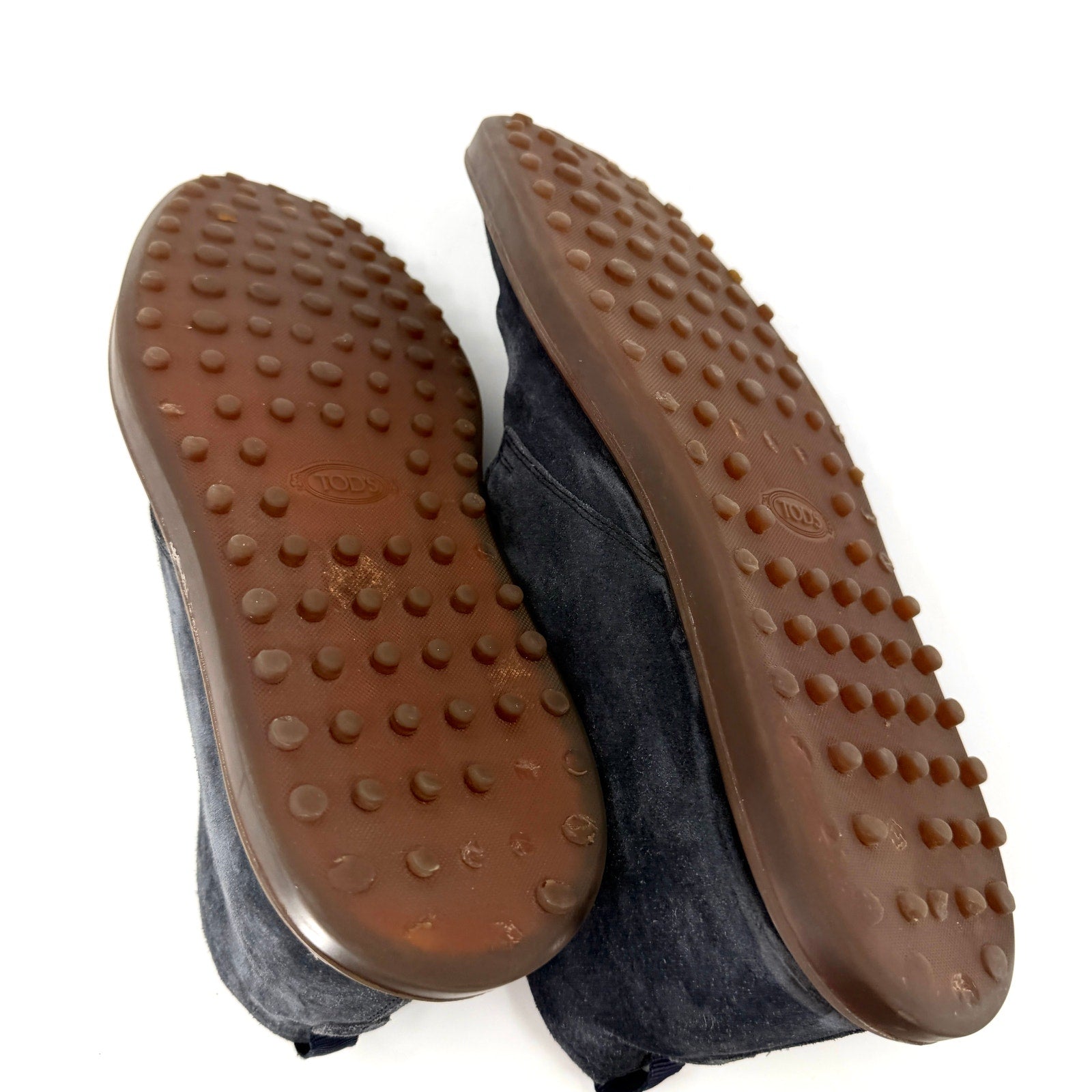 Tod's Italy Navy Blue Suede Chukka Desert Boots