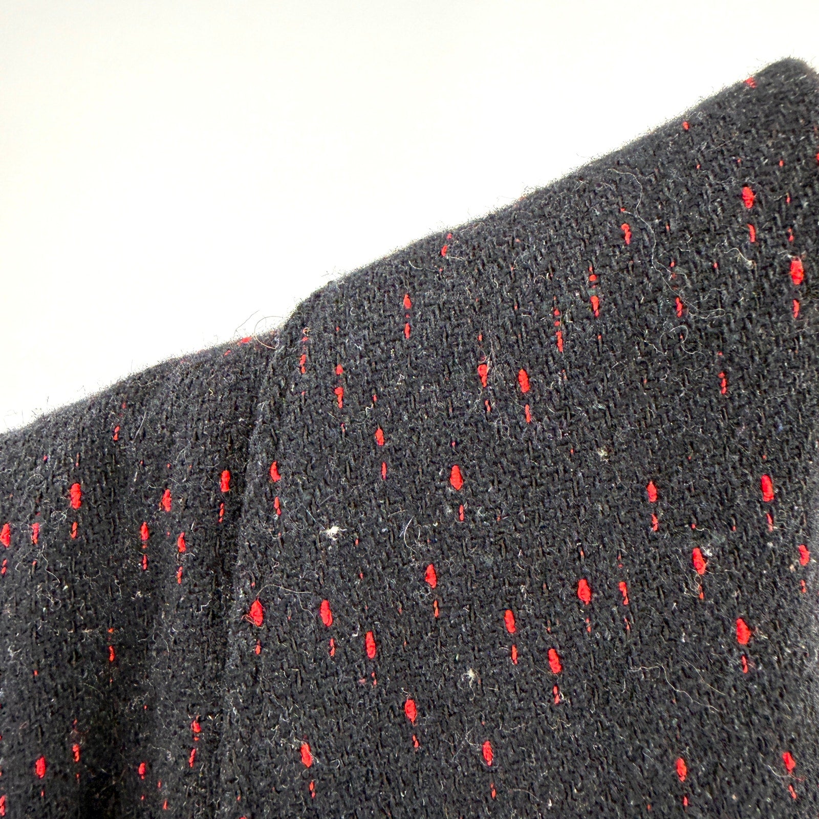 Vintage 80s Miss Selfridge Black Red Flecked Oversized Menswear Blazer Jacket