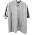 Cubavera Grey Guayabera Two Pocket Camp Shirt