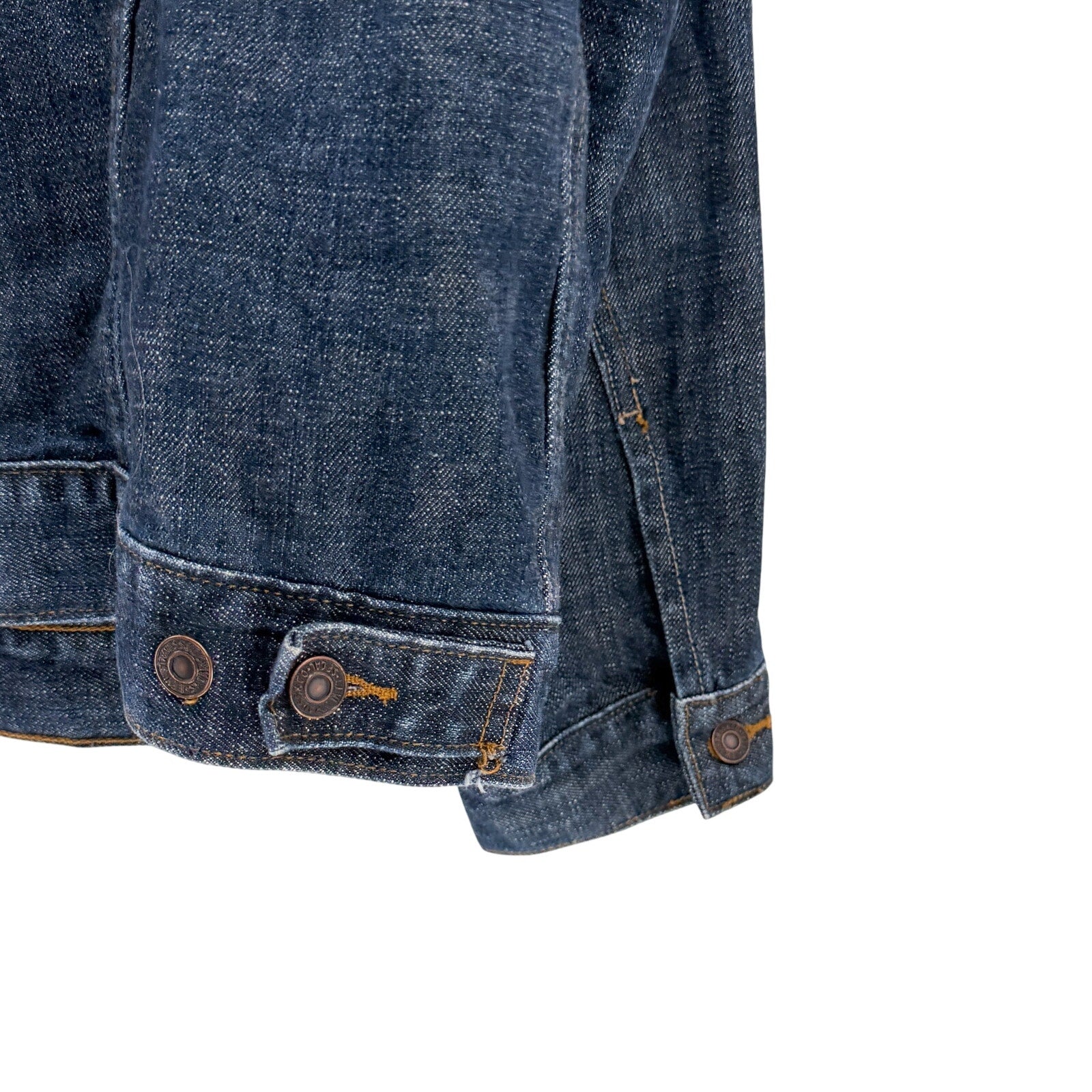 Levi's Dark Blue 100% Cotton Casual Oversized Trucker Jacket