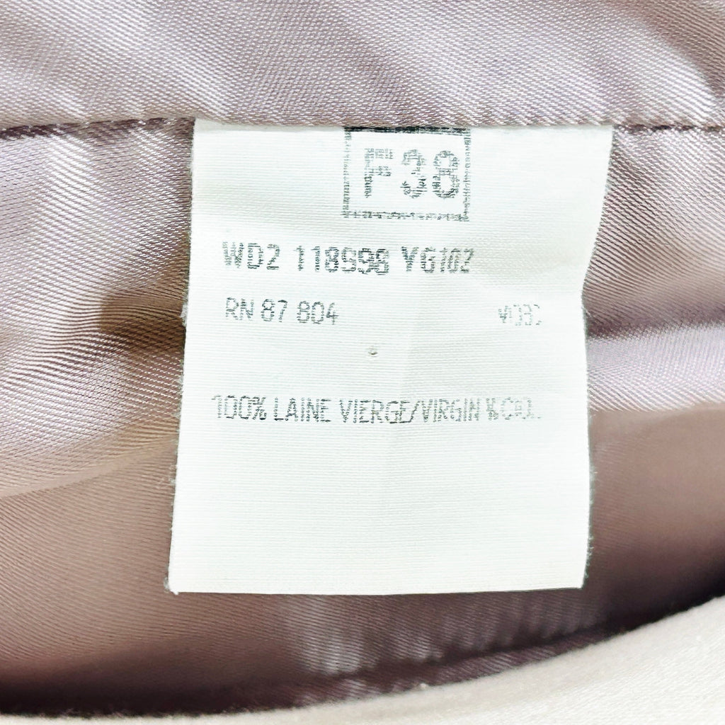 Vintage 90s Tom Ford Yves Saint Laurent Rive Gaunche Mauve 100% Wool Power Suit