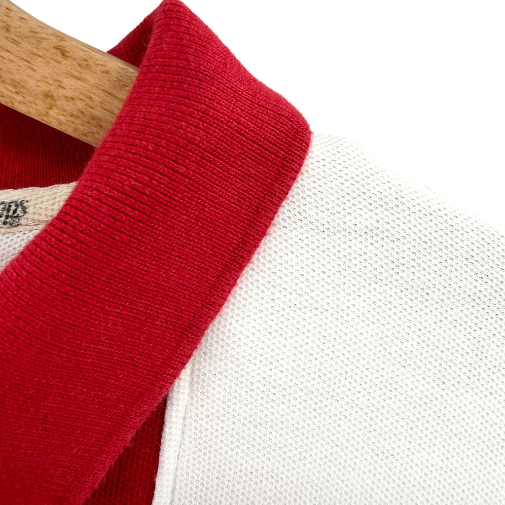 RedHead by Bass Pro Shops Red White Navy Colorblock 100% Cotton Polo