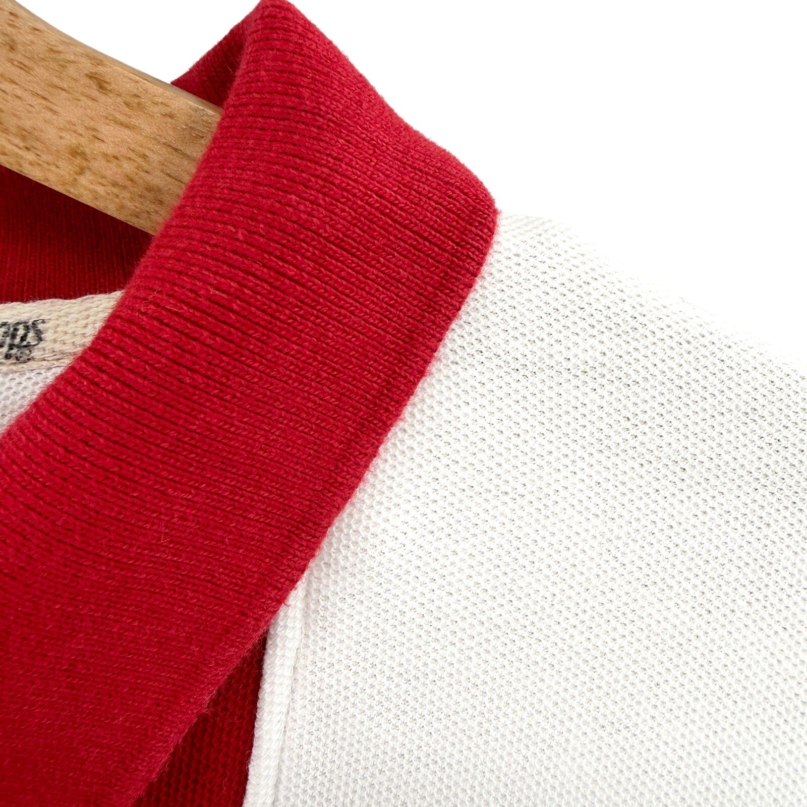 RedHead by Bass Pro Shops Red White Navy Colorblock 100% Cotton Polo