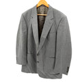 Vintage 80s Mr. Harry Couture Heather Gray 100% Pure New Wool Tailored Blazer