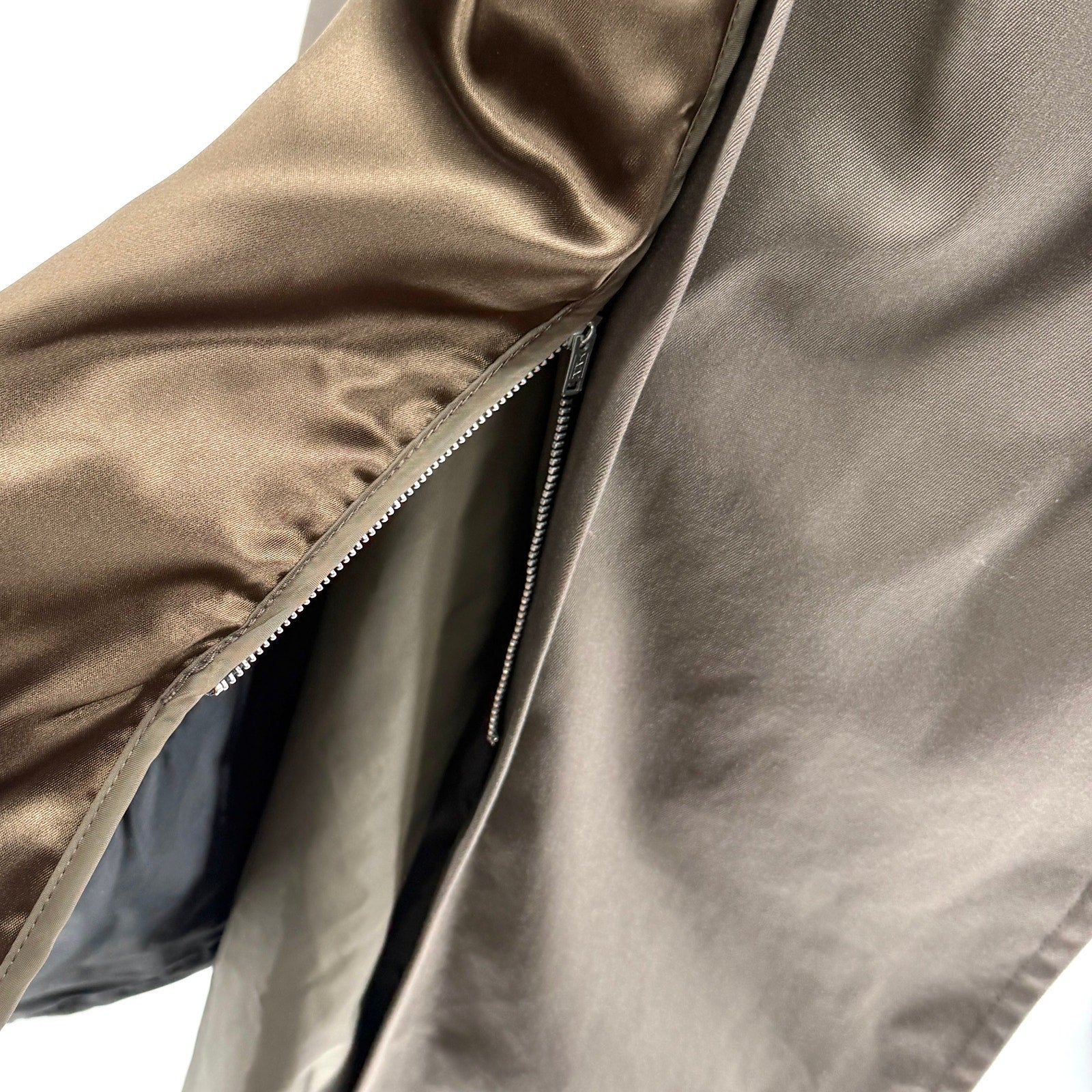 Vintage 90s London Fog Dark Gray Olive Sharp Tailoring Trenchcoat Jacket