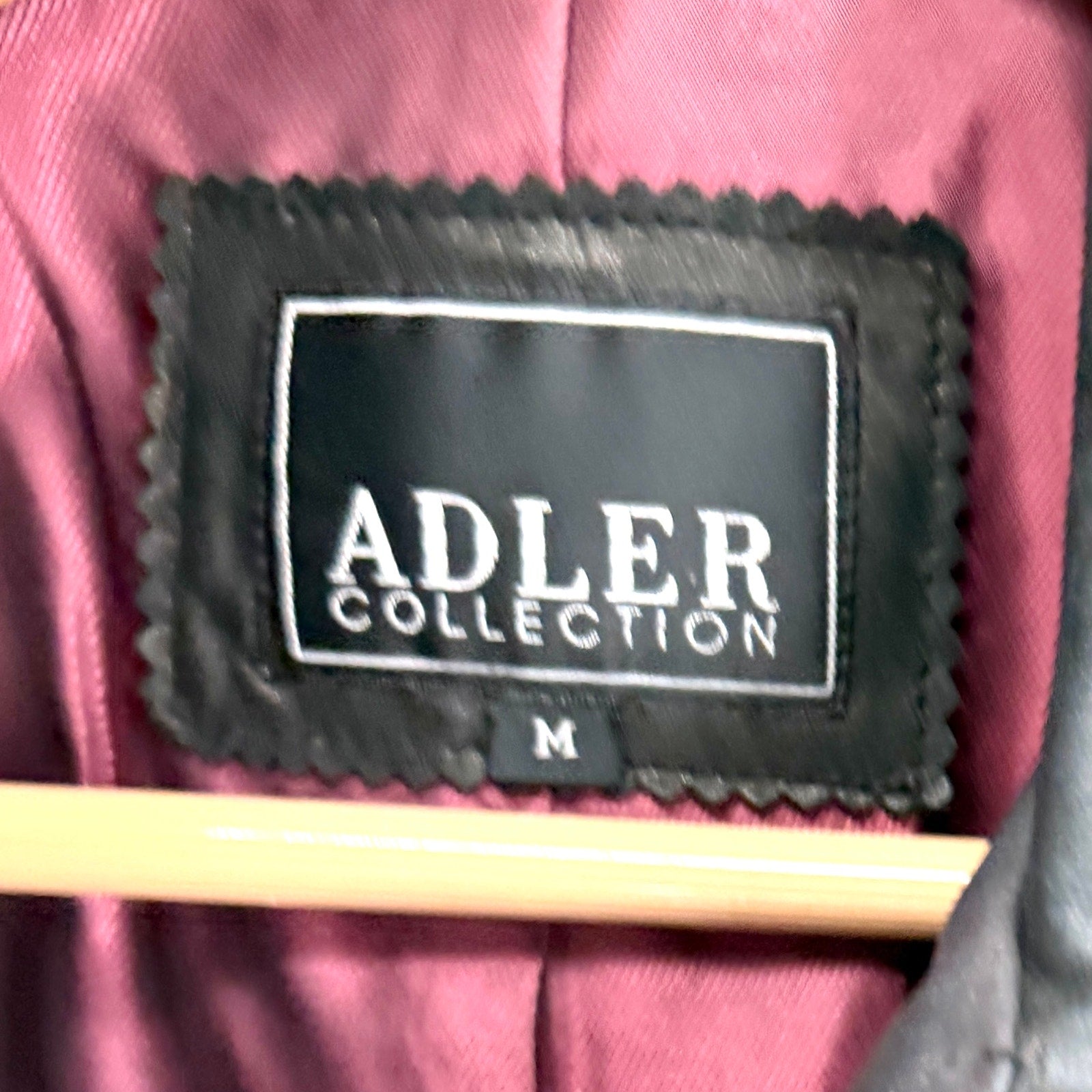 Vintage Y2K Adler Collection Black Genuine Leather Lambskin Zip Up Jacket