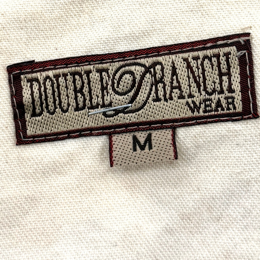 Vintage 90s Double D Ranch Cream 100% Cotton Studded Soutache Cropped Jacket