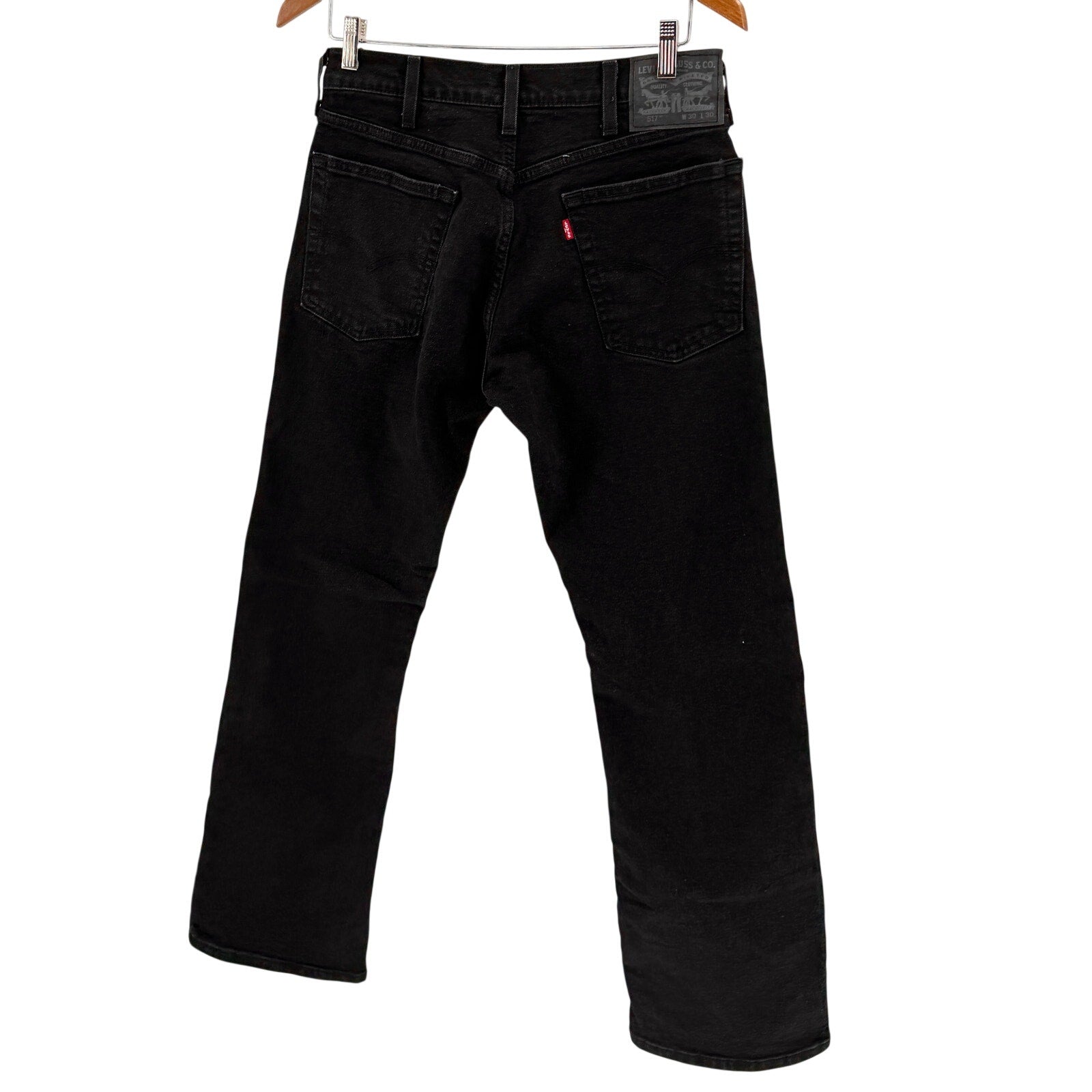 Levi's Black Minimalist Bootcut Denim Jeans