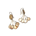 Vintage 90s Sterling Silver Maximiliano Emperador Coin Chandelier Earrings