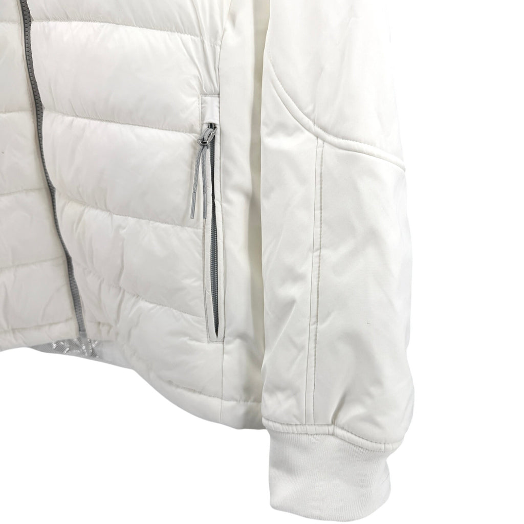 Michael Kors White Hooded Sporty Ski Puffer Parka Jacket