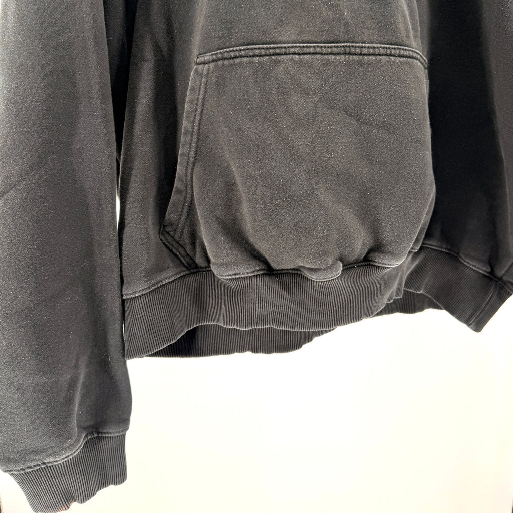 LFDY Live Fast Clothing Heavy Washed Black Oversized Graphic Hoodie