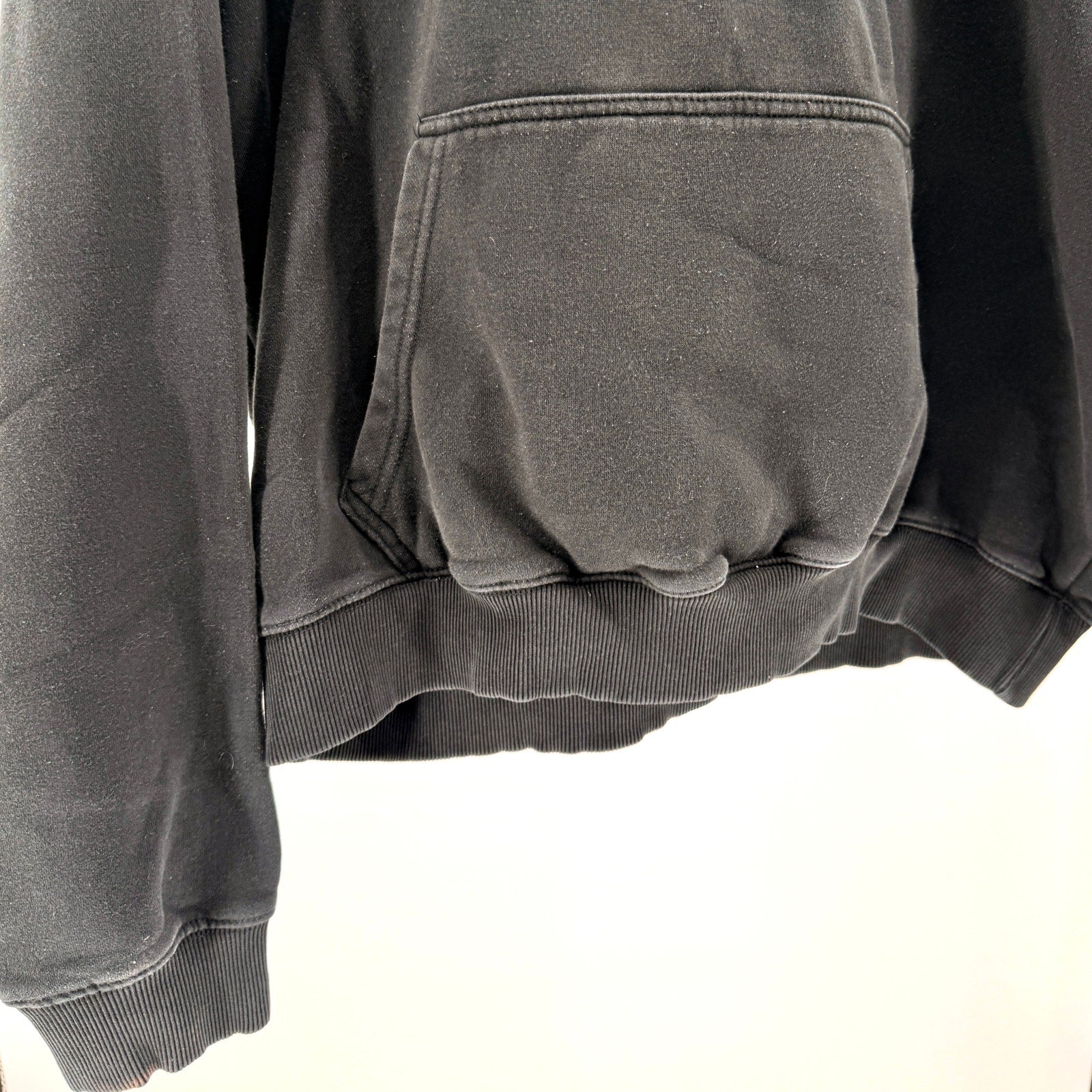 LFDY Live Fast Clothing Heavy Washed Black Oversized Graphic Hoodie