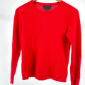 Tahari Red 100% Cashmere Lightweight Knit Sweater