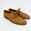 Vintage 80s Apache Ochre Tan Genuine Leather Lace Up Oxford Shoes