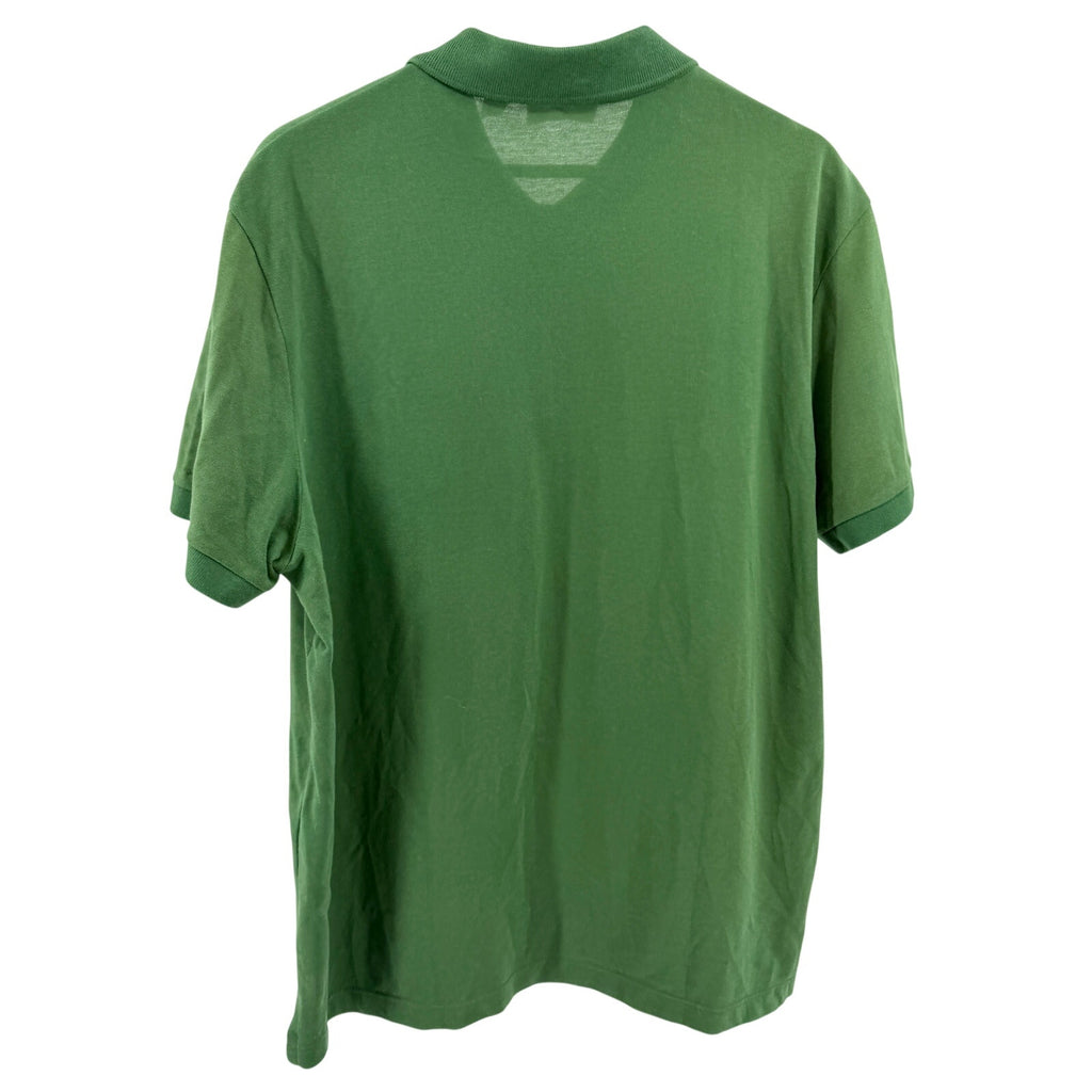 Lacoste Green 100% Cotton Pique Patch Pocket Regular Fit Polo Shirt